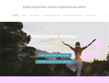 Tablet Screenshot of easemountainyoga.com